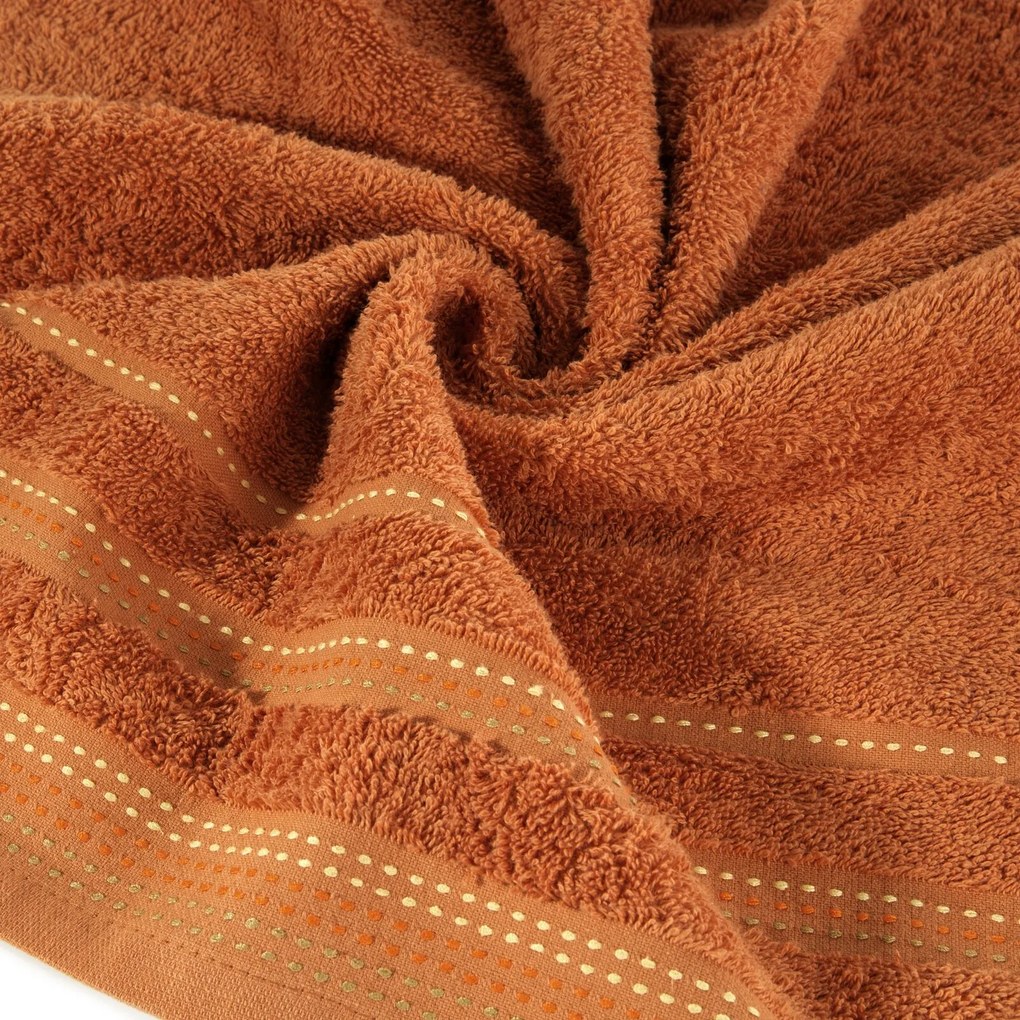 FROTÉ UTERÁK POLA SADA 3KS 70X140 CM ORANŽOVÁ