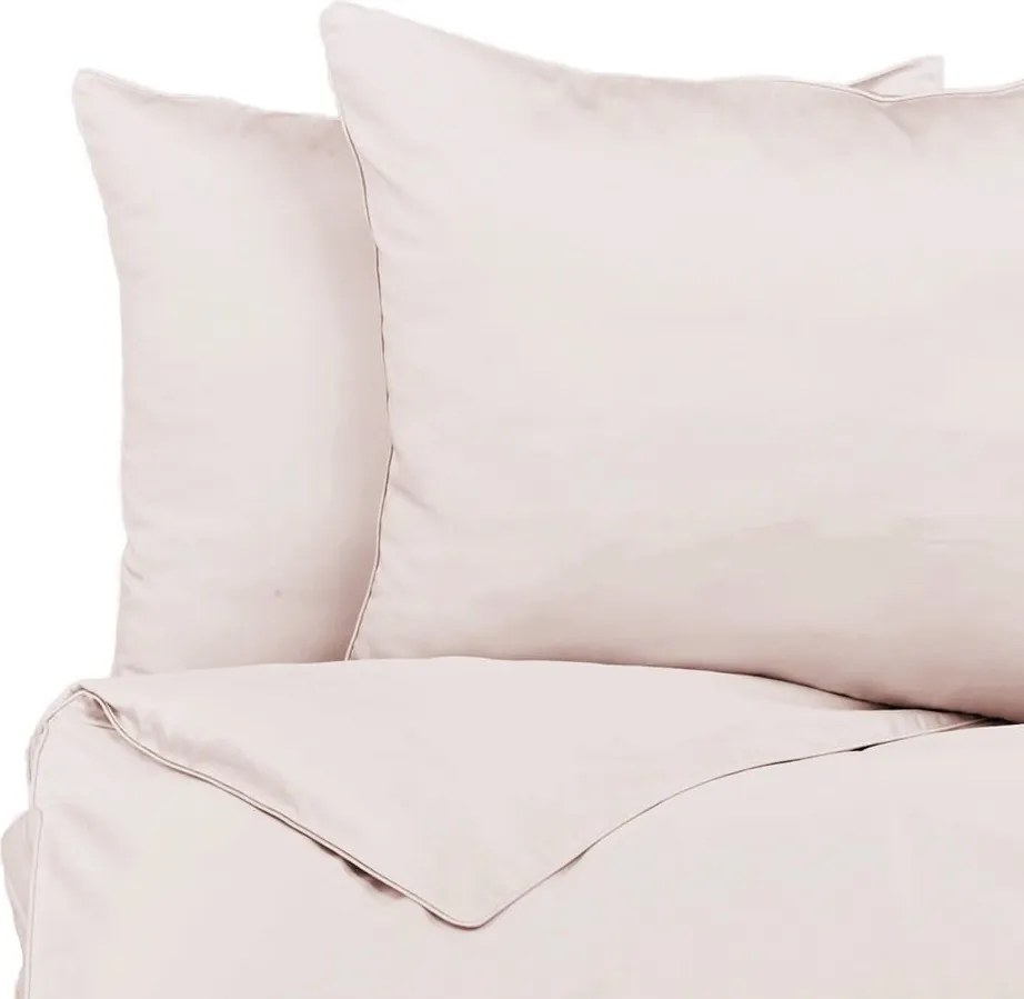 Obliečky pre dospelých Minimal púdrovo ružová od 140x200 160x200 cm