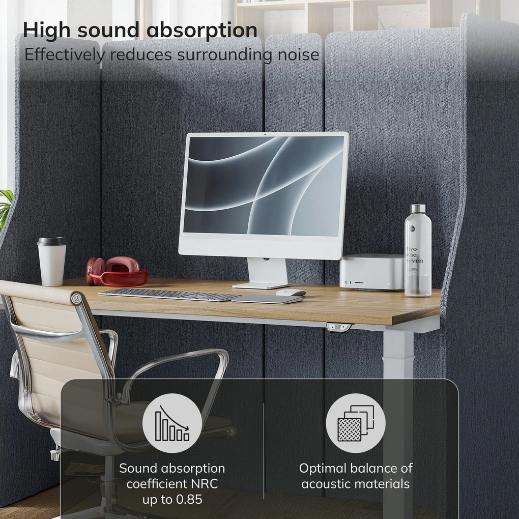 Akustická stena SADIE Carbon Fog 260/145 cm