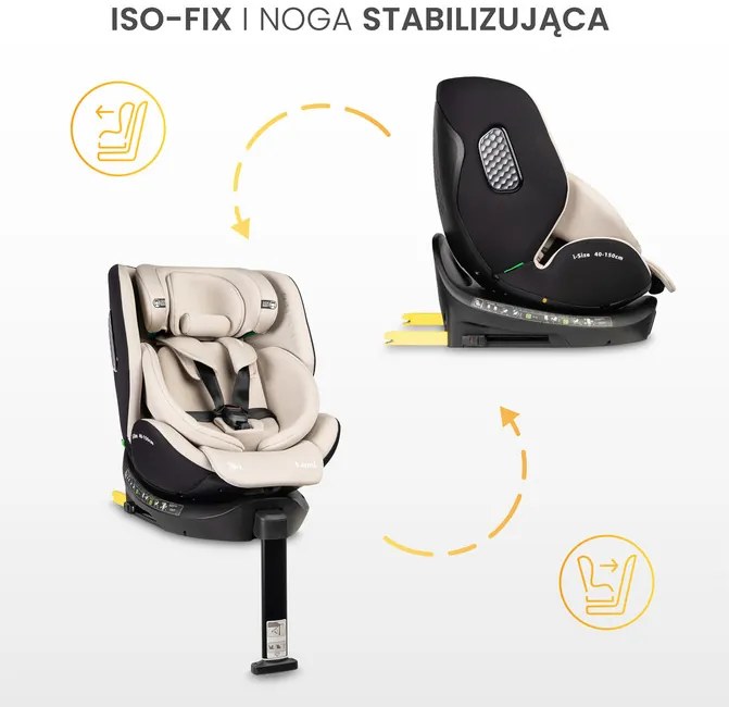 CARETERO AUTOSEDAČKA LUMI I-SIZE GREEN (40-150 cm)