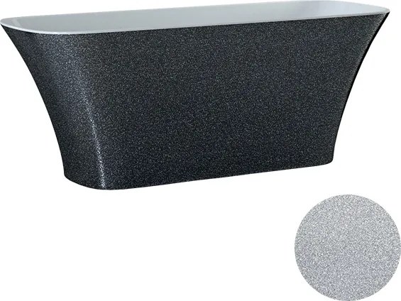Besco Voľne stojaca vaňa z liateho mramoru Assos Glam 160x70 BESCO-Typ výpuste: Click-Clack štandard, chróm, BESCO-Rozmery: 160x70, BESCO-Farba: Biel…