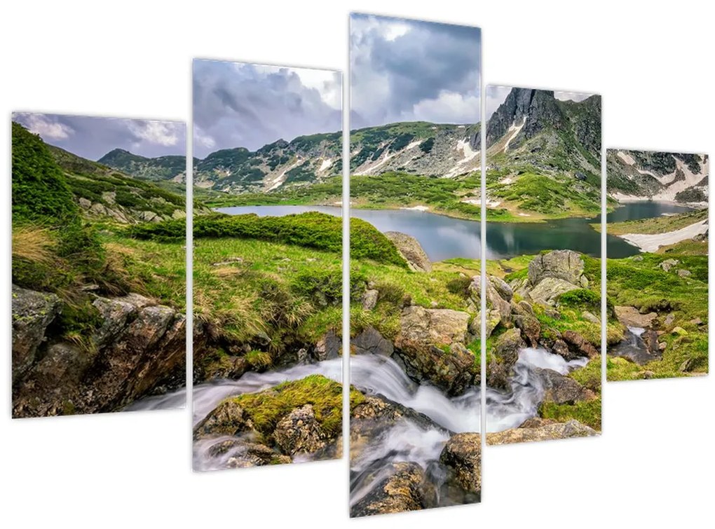 Obraz - Pohľad na horu Rila (150x105 cm)