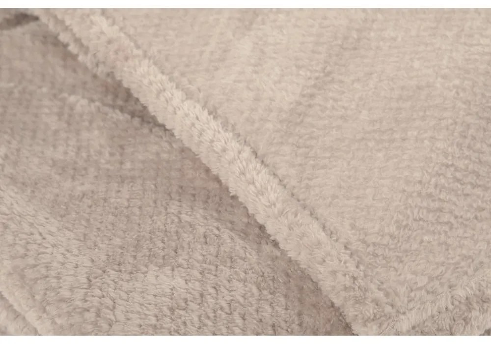 Taupe deka z mikroplyšu 150x200 cm Pippa – Tiseco Home Studio