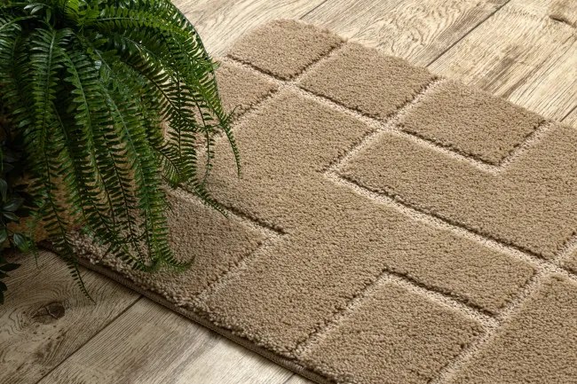 Kúpeľňový koberček SUPREME LINES línie, béžový