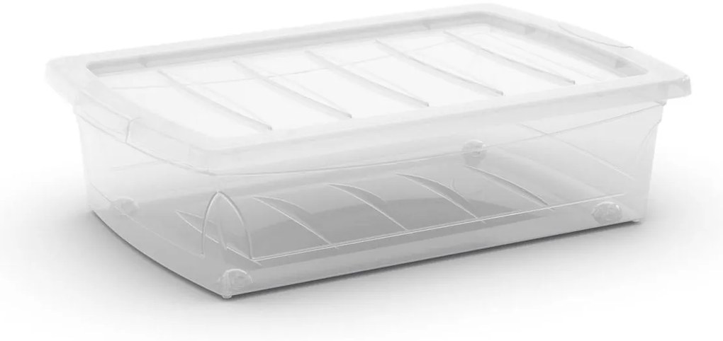 KIS Spinning Box M priehľadné, priehľadné veko, 30l