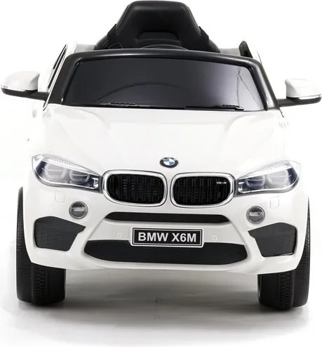 LEAN CARS BMW X6 Batéria Auto Biela koža, EVA