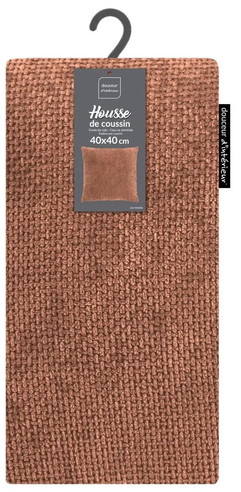 Obliečka na vankúš zo ženilky 40x40 cm Leo – douceur d'intérieur