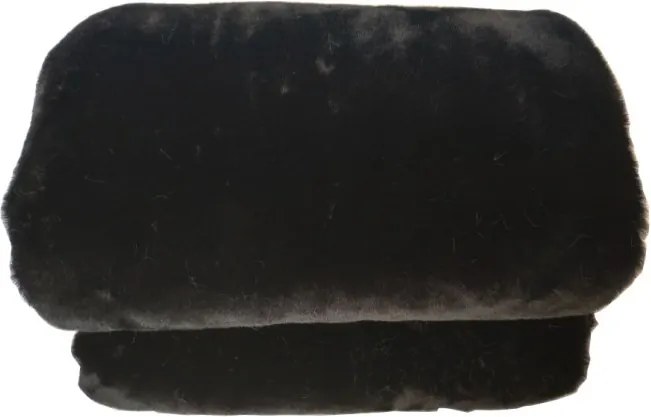 Kožušinová deka Rabita Typ 1 New 150x180 cm - čierna