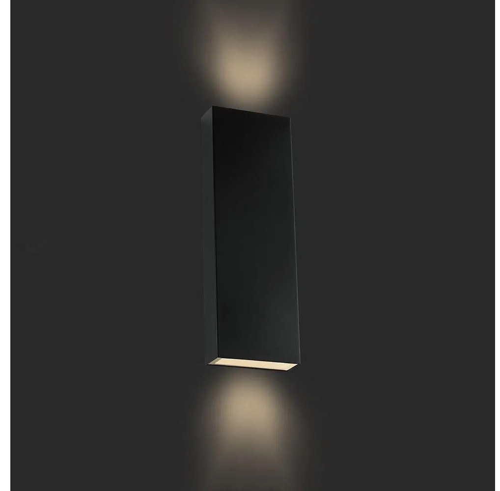 V-Tac LED Vonkajšie nástenné svietidlo LED/8W/230V 4000K IP65 čierna VT2213