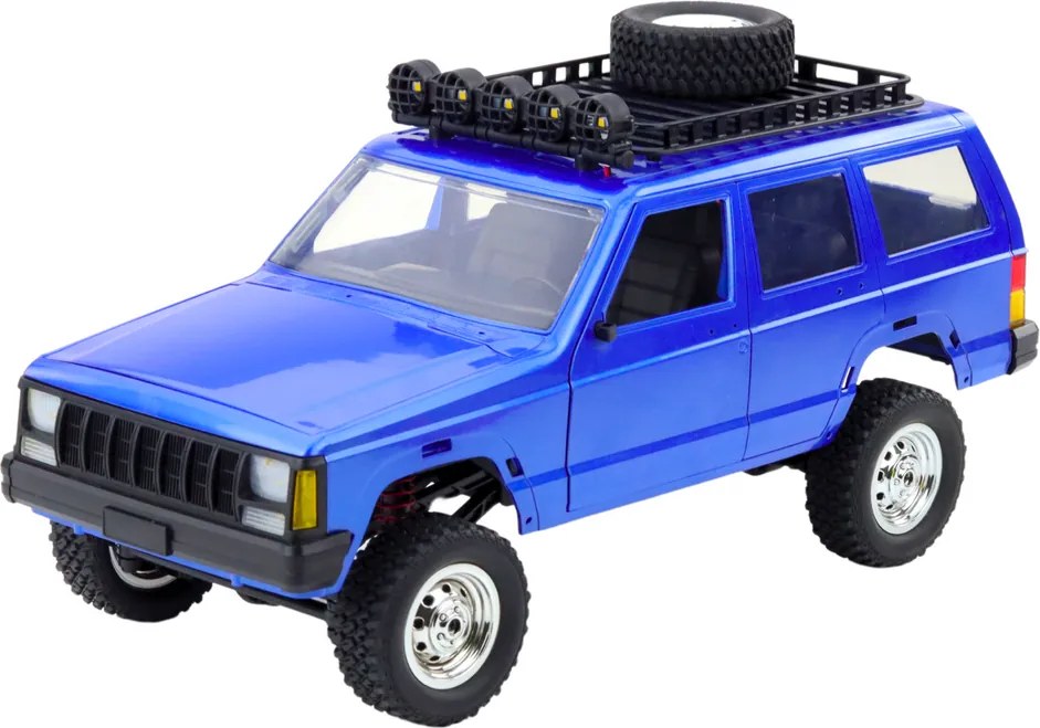 LEAN Toys Terénne auto MN78 RC 4x4 na diaľkové ovládanie modré 1:12