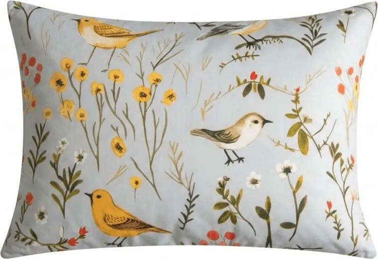 Obliečka na vankúš z mikrovlákna SPRING BIRDS 70x90 cm, farebný