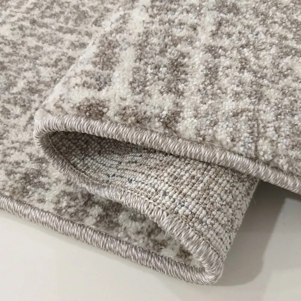 Moderný jednofarebný béžový koberec do obývačky Šírka: 80 cm | Dĺžka: 150 cm