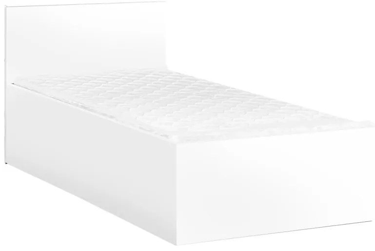 Posteľ SOFIA 90 x 200 cm, biela Rošt: S latkovým roštom, Matrac: Matrac COCO MAXI 20 cm