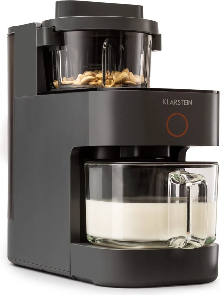 Klarstein Marcia, výrobník rastlinného mlieka, 300 – 1200 ml, 360°, dotykové ovládanie, odnímateľný zásobník na vodu