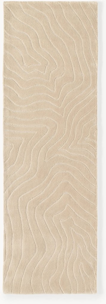 Ručne tuftovaný vlnený behúň Aaron