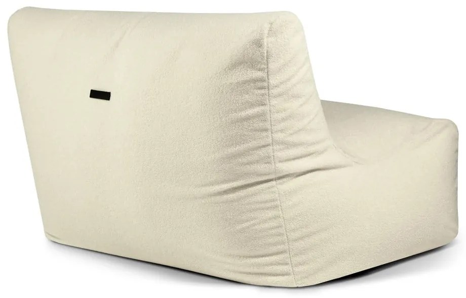 Krémový sedací vak z textílie buklé Sofa Seat Lounge – SLOWDOWN