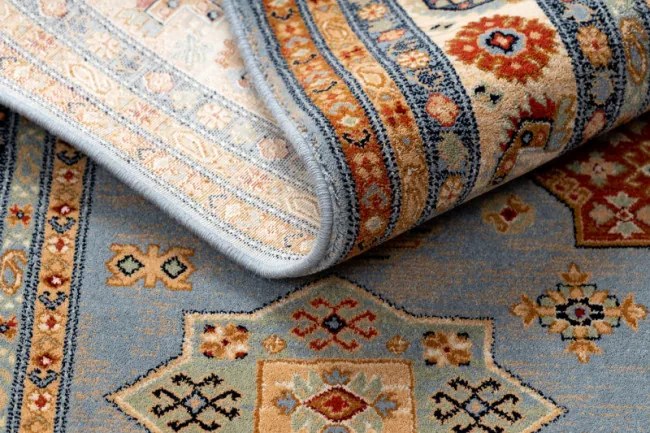 Koberec KESHAN Fredzle, Ramka orientálny 7683/53544 béž / modrý