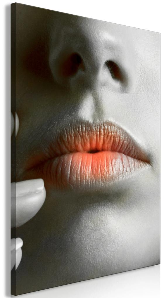 Artgeist Obraz - Hot Lips (1 Part) Vertical Veľkosť: 80x120, Verzia: Premium Print