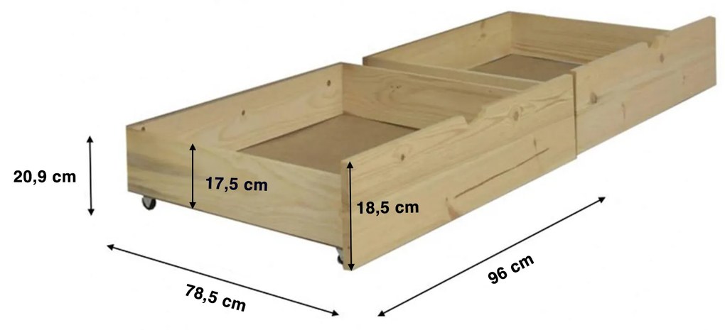 Wilsondo Univerzálne úložné boxy - prírodná