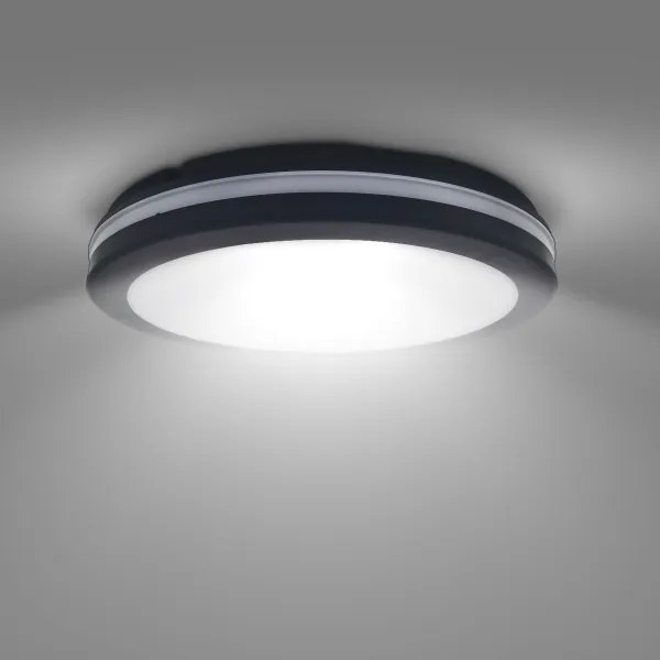 Solight WO820- LED Stm. svietidlo LED/18W/22W/26W/230V 3000/4000/6500K IP65 čierna