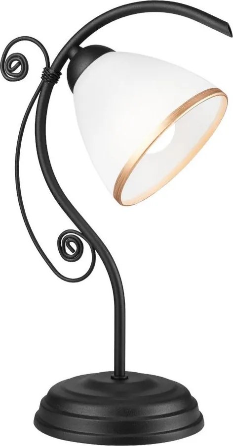 Stolná lampa RETRO II 1xE27/60W/230V čierna