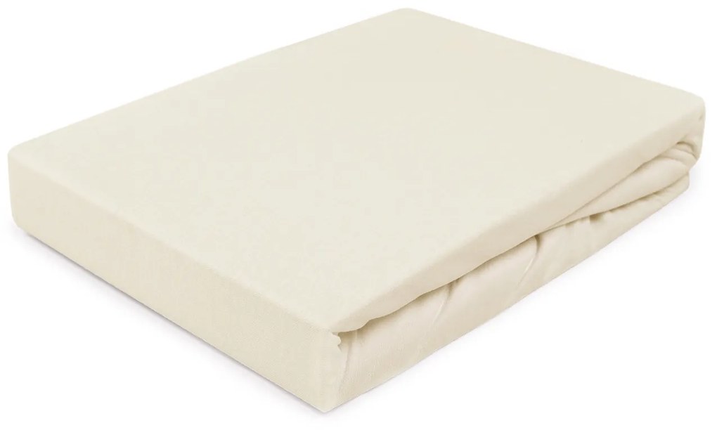 DETSKÉ JERSEY PRESTIERADLO 022 60X120 CM KRÉMOVÉ