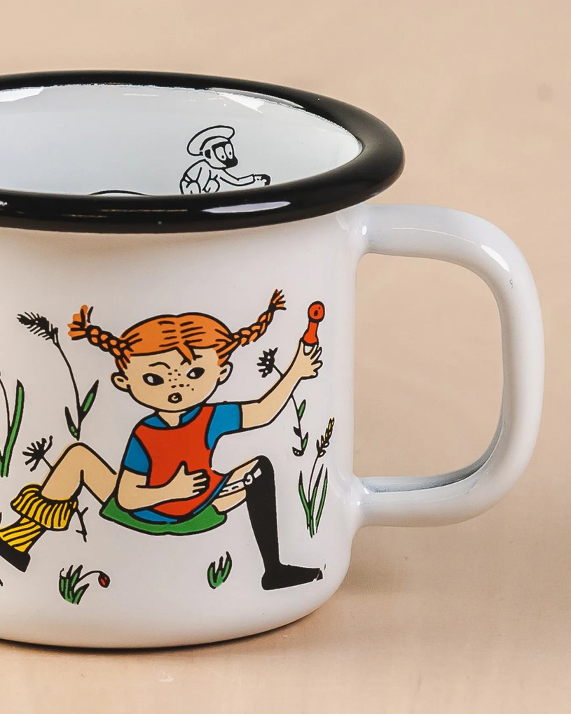 Hrnček Muurla Pippi Dlhá pančucha Pippi a pán Nilsson 150 ml