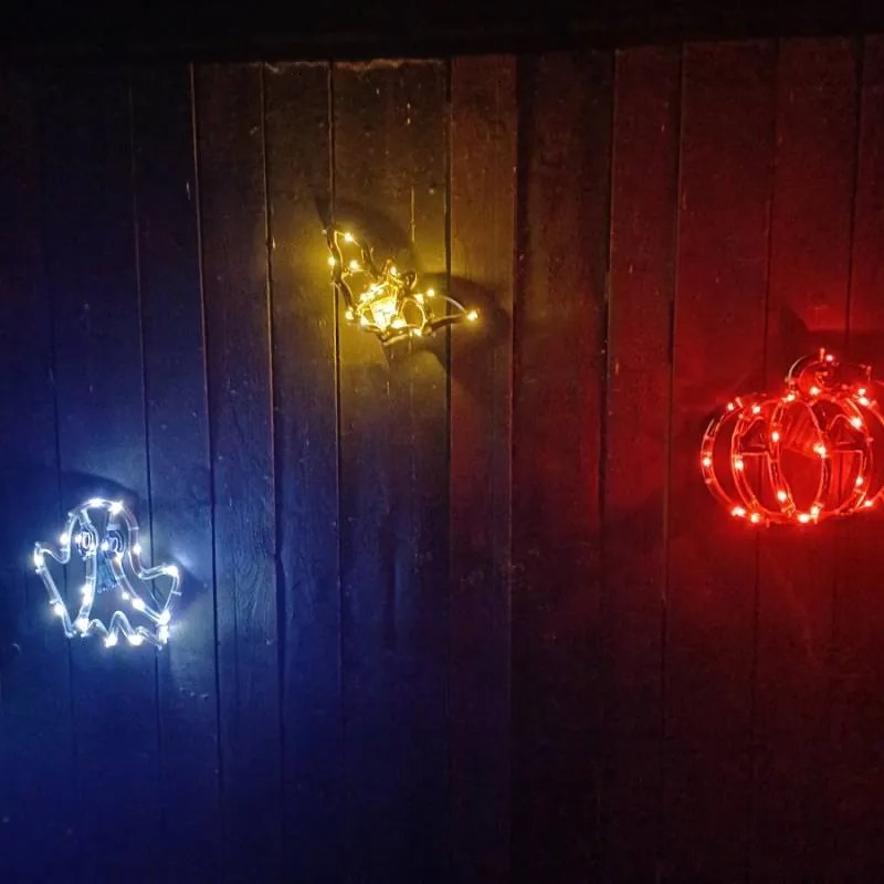 DECOLED Tekvica, 30 cm, biela