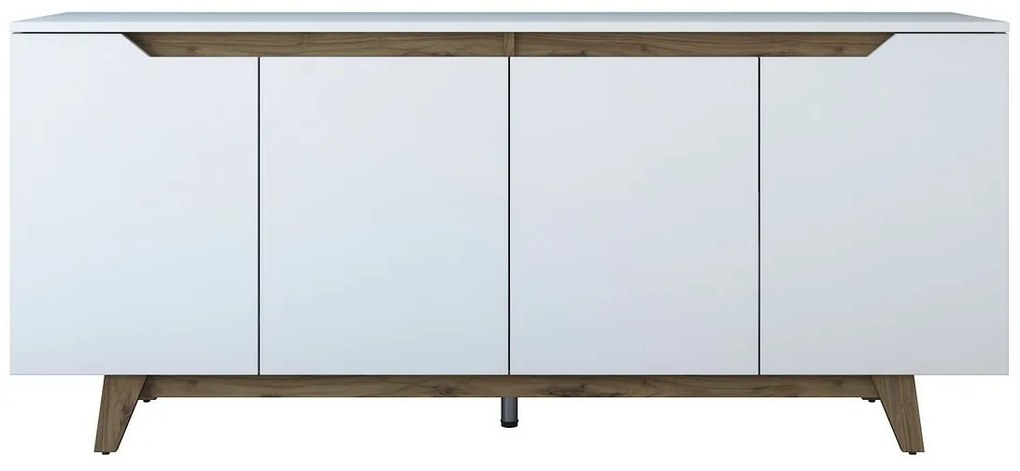 Skrinka Good White and Walnut