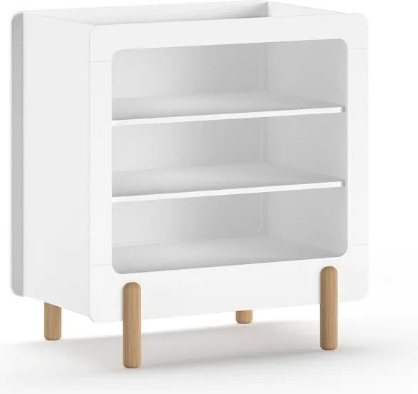 Biela detská komoda s prebaľovacím pultom 88x95x57 cm Smile – Vipack