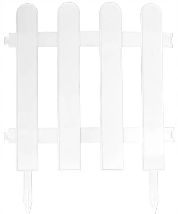 Nízky záhradný plot - plastový Farebné prevednie: Zelená