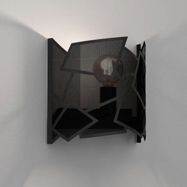 Nástenné svietidlo CAMO 1xE27/15W/230V čierna