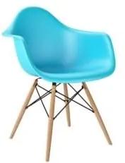 Designová židle DAW, sky blue (Buk) S62261 CULTY +