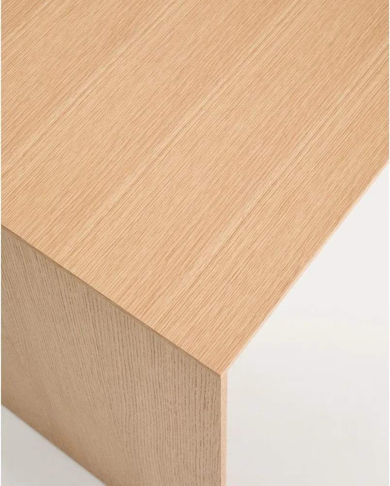 Pracovný stôl v dekore duba 60x140 cm Litto – Kave Home