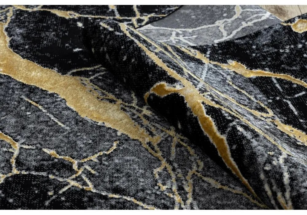 Kusový koberec Mramor čierny 140x190cm