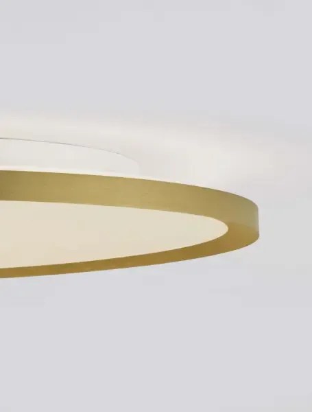 LED stmievateľné brúsené zlaté moderné stropné svietidlo Aoton 60