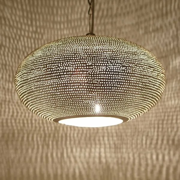 Mosadzná závesná lampa Gizeh D36