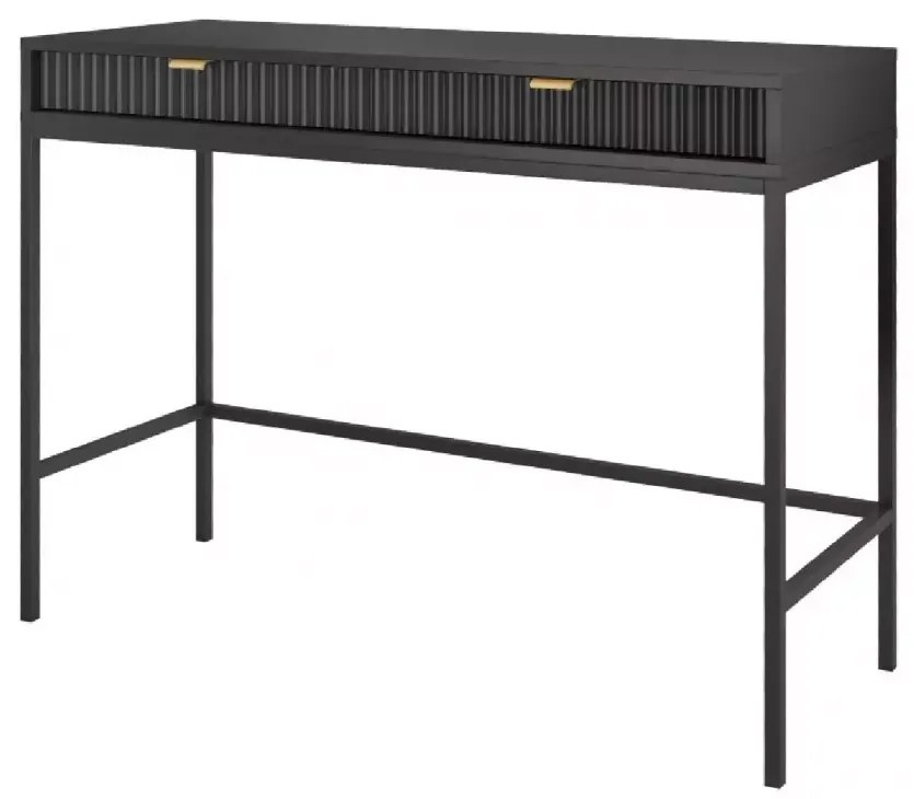 Čierny toaletný stolík NOVA T104