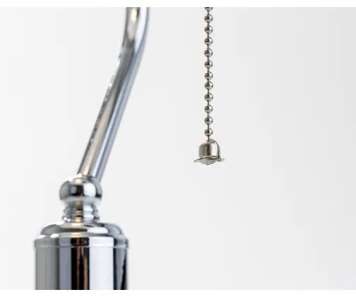 Brilagi - Stolná lampa BANK OFFICE 1xE27/60W/230V lesklý chróm/biela