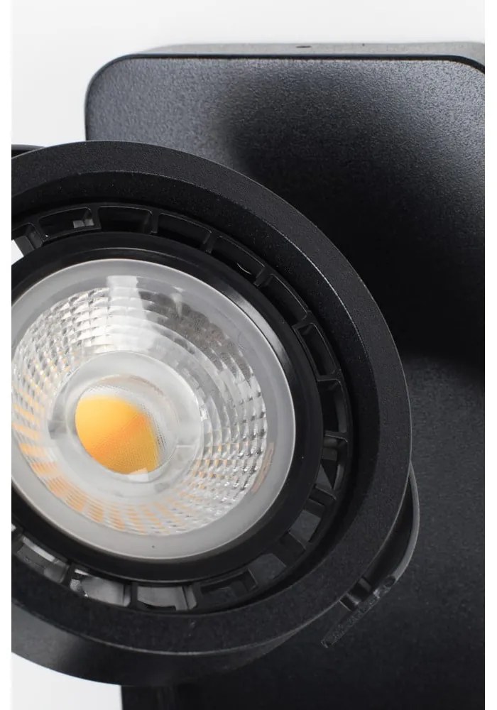 Čierne bodové svietidlo 12x28 cm Dice – Zuiver