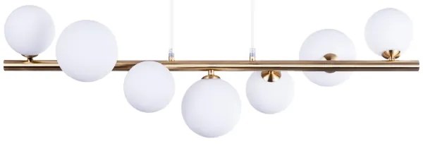 Azzardo AZ4409 - Luster na lanku SYBILLA 7xG9/25W/230V zlatá