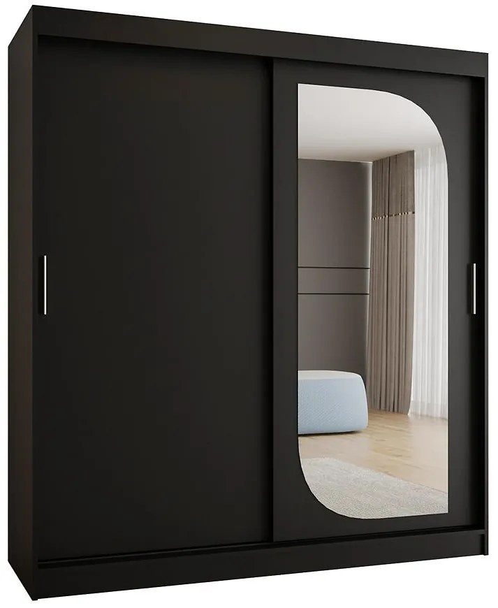 Skriňa Lucy 180 čierna