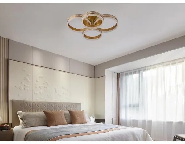 LED stmievateľné prisadené stropné svietidlo LED/150W/230V 3000-6500K + diaľkové ovládanie