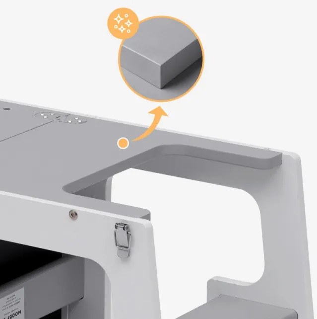 Učiaca veža 3v1 Mooby 35 sivá