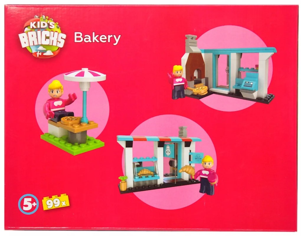 Stavebnica Kid's Brick PEKÁRSTVO, 99 dielikov