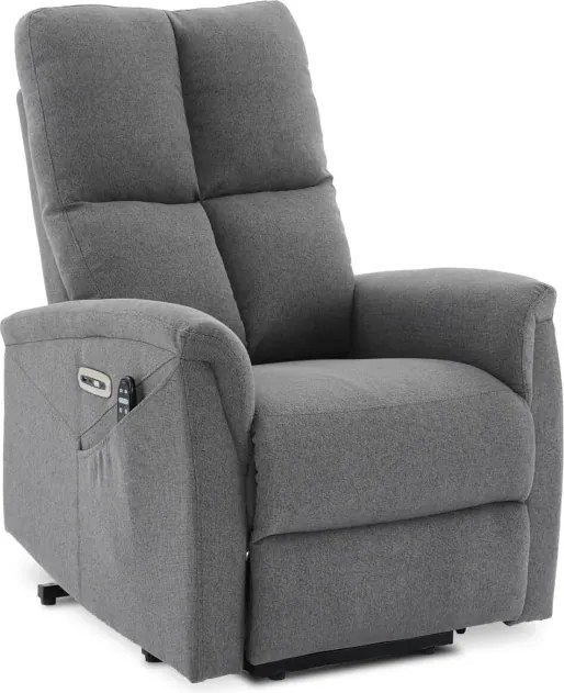 Polohovacie kreslo sivý, elektrické TV-929 GREY2