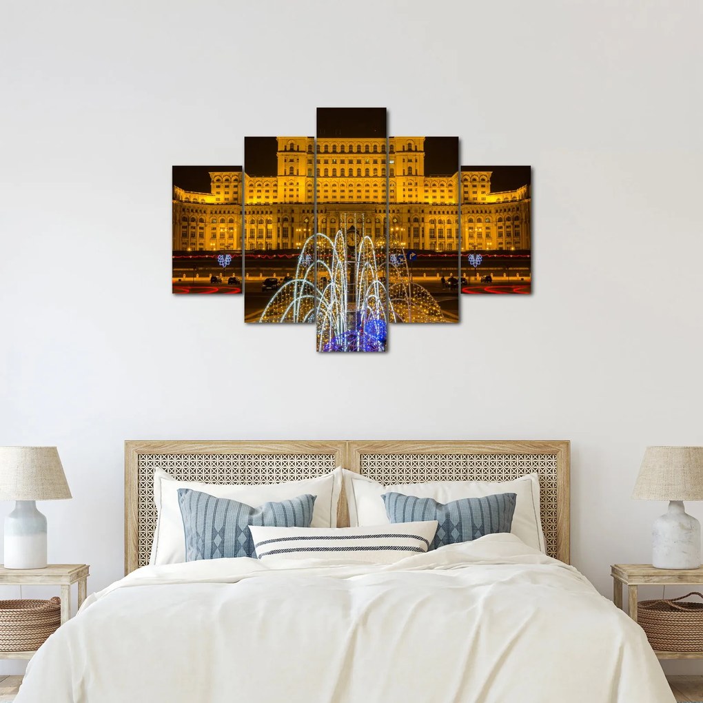 Obraz - Palác parlamentu, Bukurešť Rumunsko (150x105 cm)
