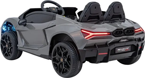 Elektrické autíčko Lamborghini Revuelto XL sivé
