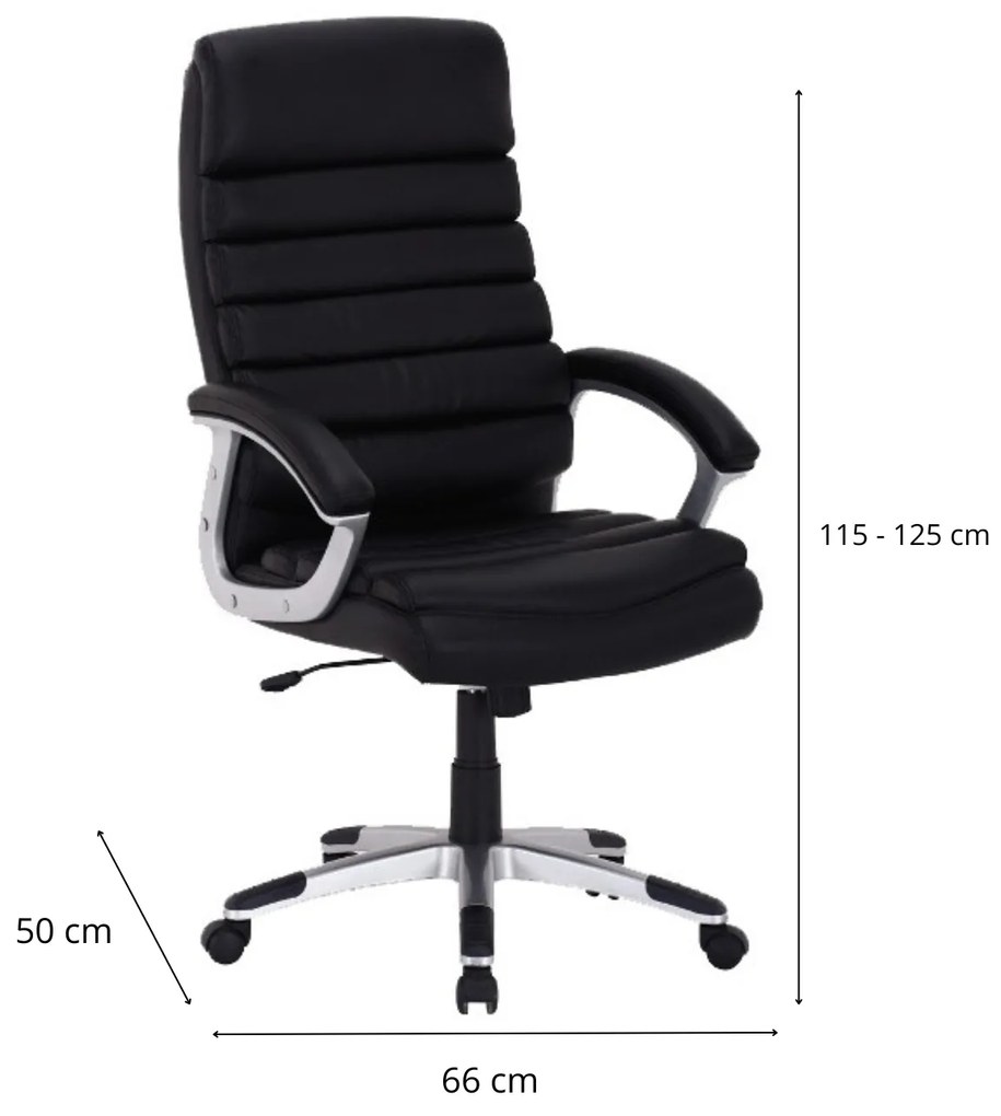 Kancelářské křeslo Nordic černé