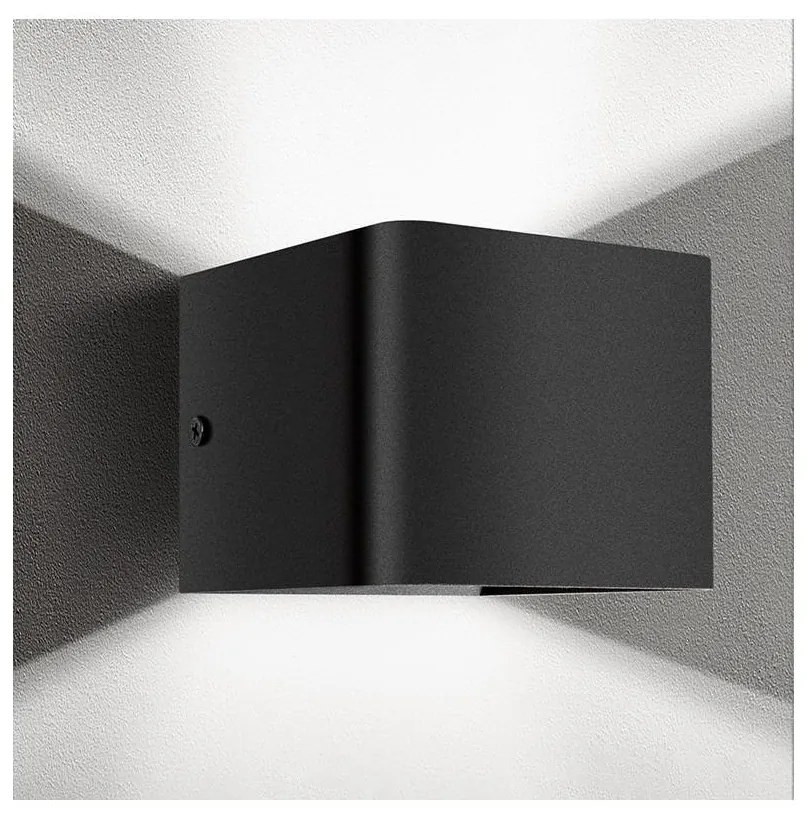 Aigostar - LED Nástenné svietidlo LED/5,5W/230V 10x10 cm čierna